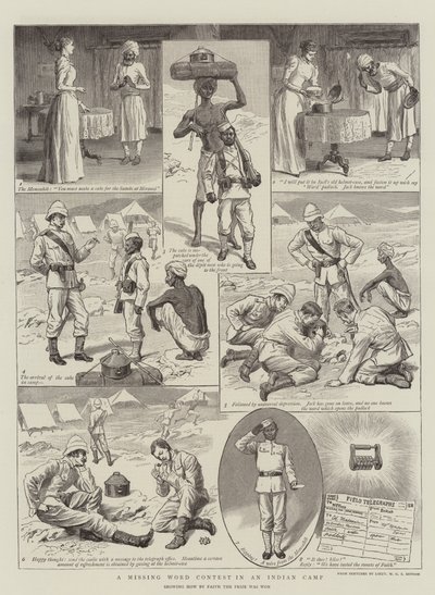 En manglende ord-konkurrence i en indisk lejr af Robert Barnes